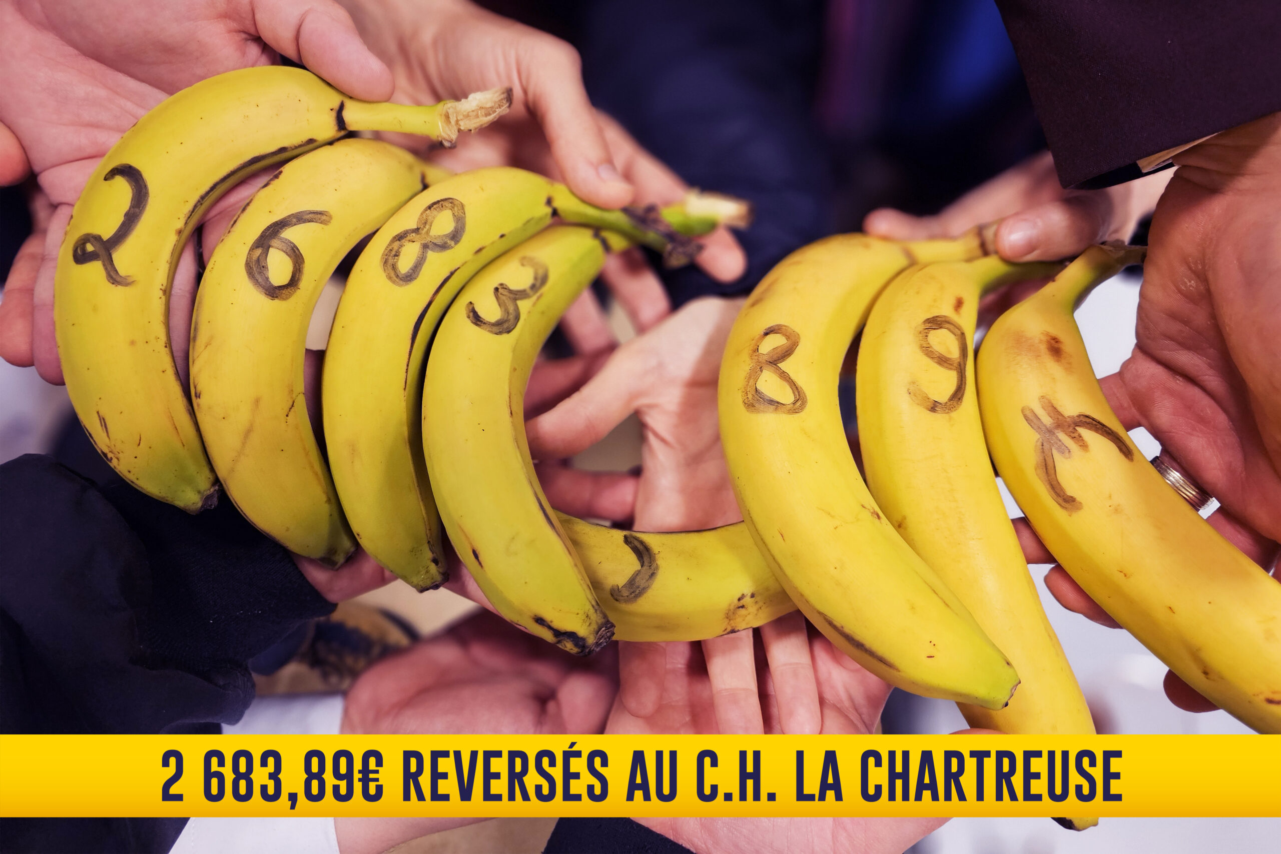 2683,89€ reversés au Centre Hospitalier La Chartreuse